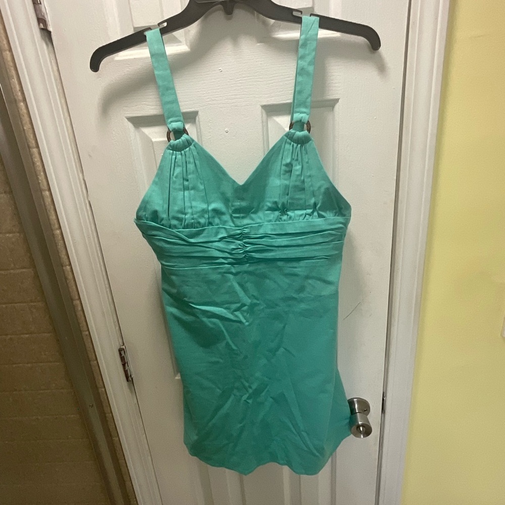 Very J Aqua Sleeveless Dress